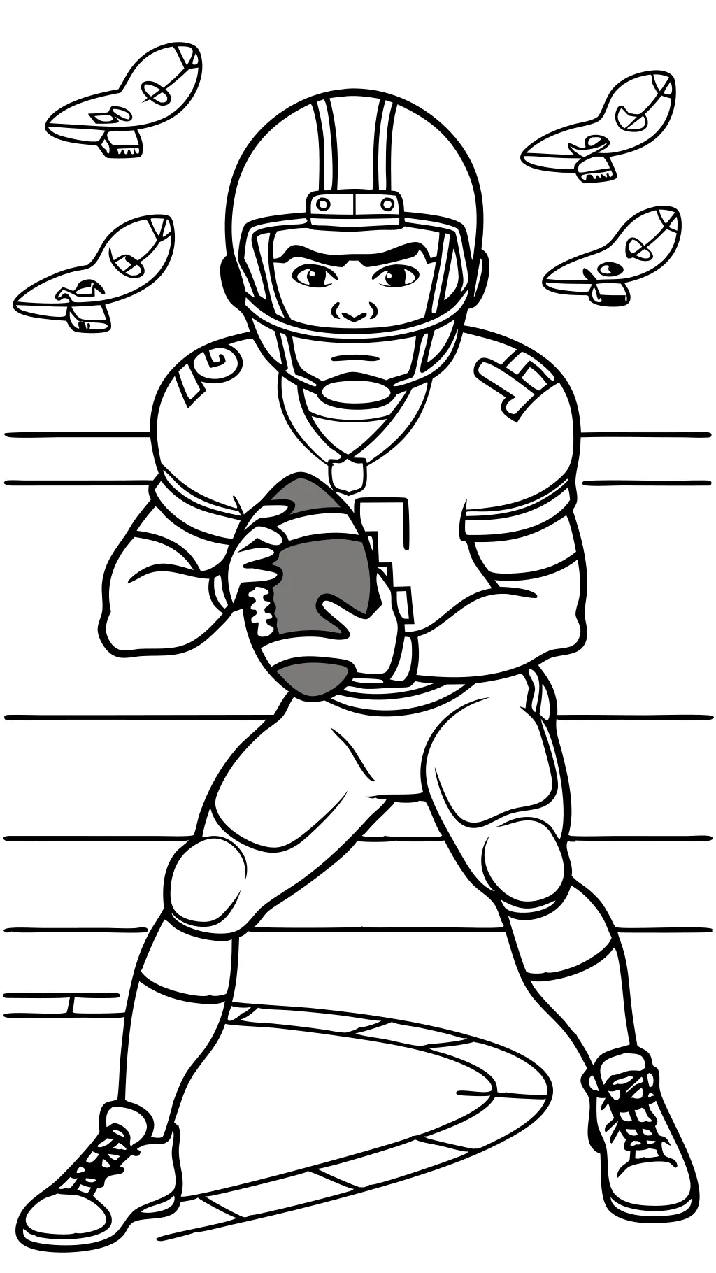 brock purdy coloring page